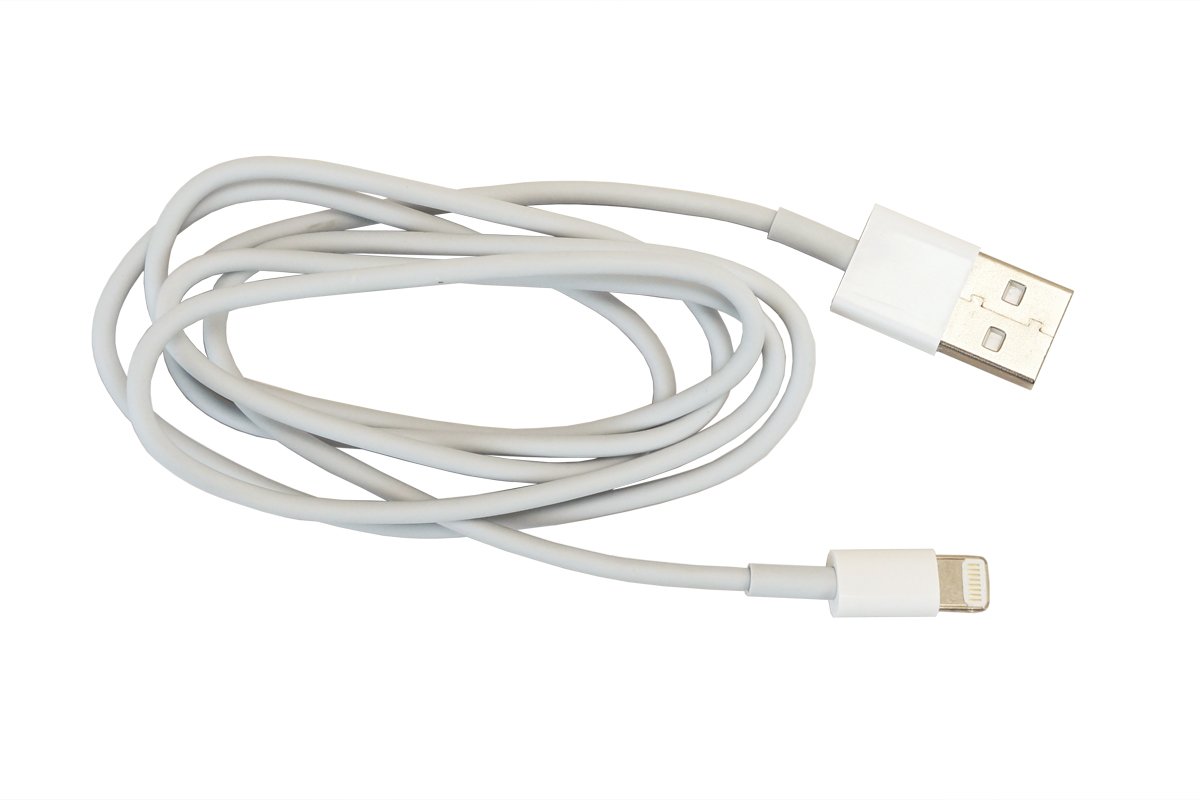VisionTek Lightning to USB Cable 1M (3.3ft) - Fast Charging & Data Sync for iPhone iPad - Durable White MFi Certified Cable for Home, Office & Travel Use