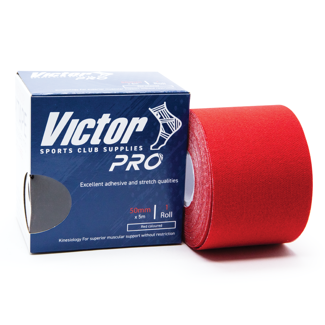 Victor Pro K Tape 50mm x 5m - Premium Kinesiology Tape for Sports Recovery & Pain Relief - Ideal for Athletes, Fitness, and Physical Therapy