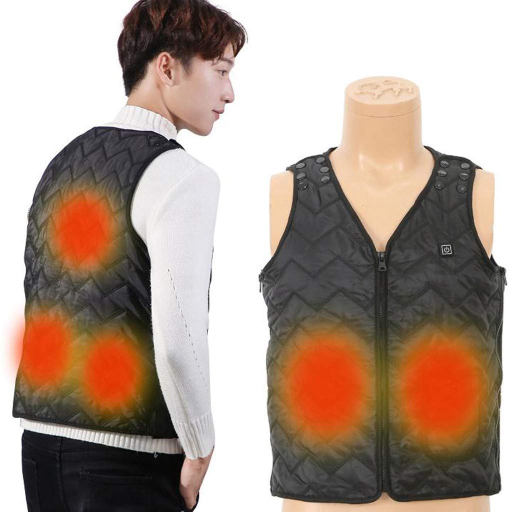 Lightweight USB Heated Vest for Women - Electric Heating Jacket with USB Charging for Outdoor Activities, Hiking, and Winter Sports (Batteries Not Included)