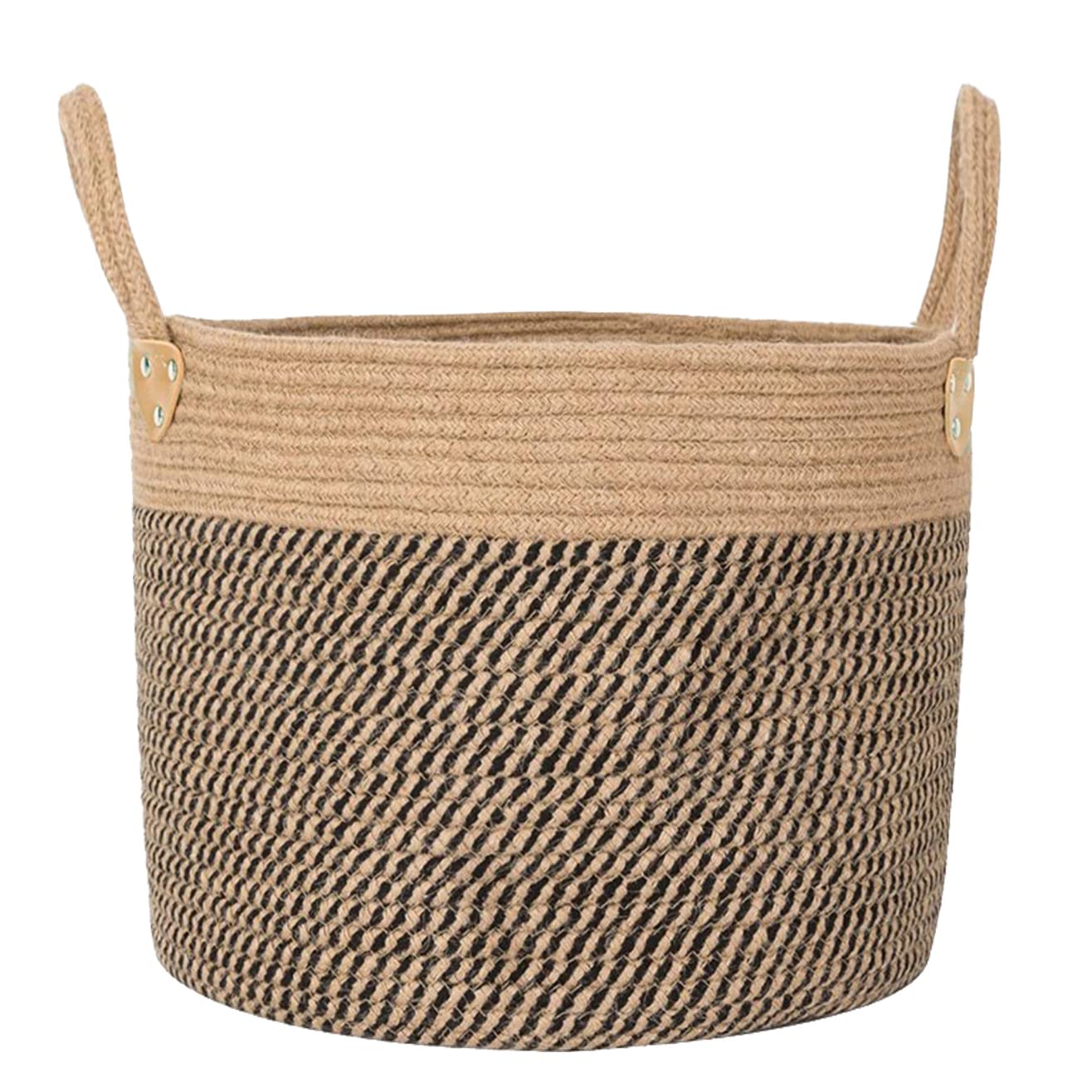 Large 30L Woven Storage Basket with Handle - 14