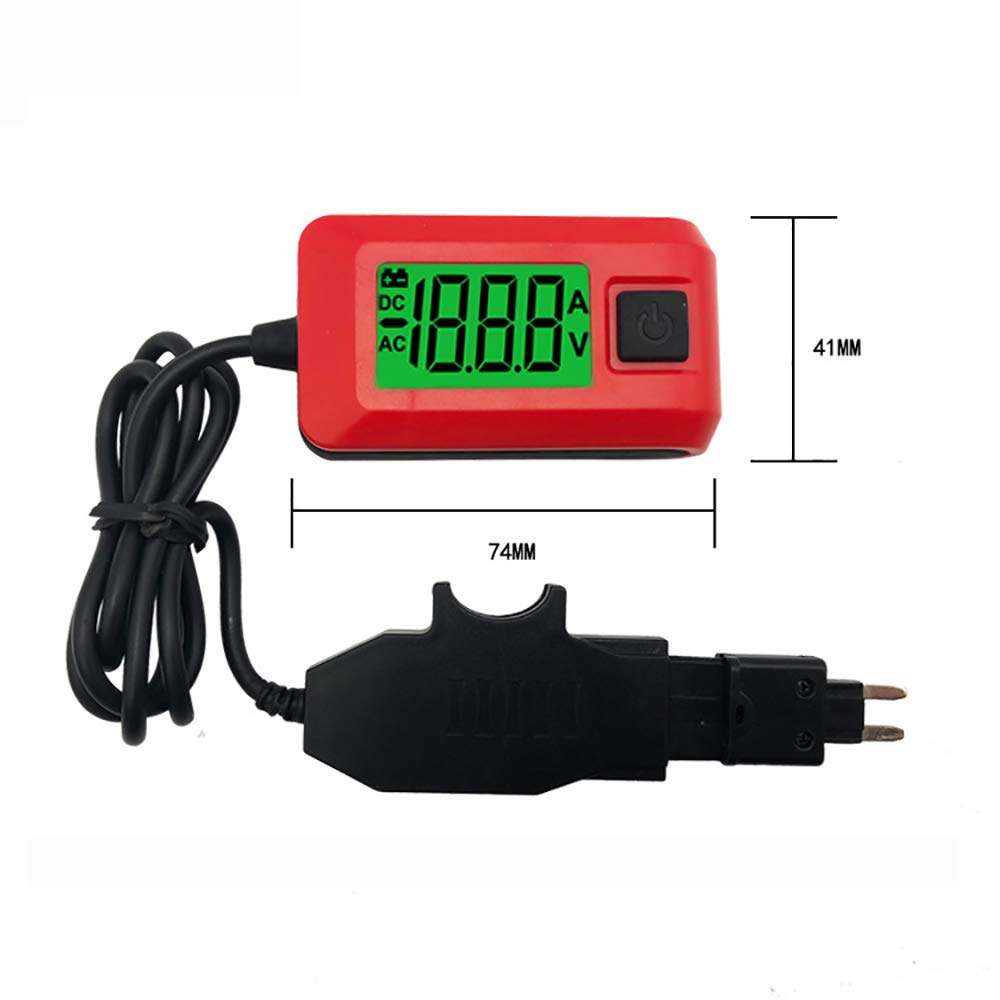 10pcs AE150 Auto Battery Fuse Tester - 12V 23A Galvanometer Multimeter with LED Lamp for Car Electrical Diagnostics & Repair | Perfect for Mechanics, DIY Auto Maintenance & Vehicle Troubleshooting