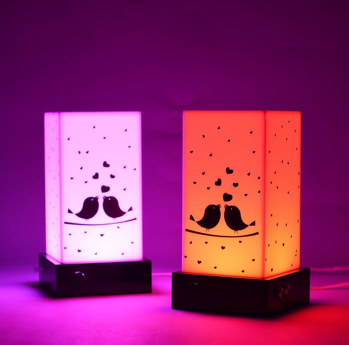 ZOCI VOCI Telepathy® Friendship Lamp® – Wi-Fi Connected Touch Lamp for Long Distance Relationships, Family & Friends | Romantic Gift for Couples, Heartwarming Home Decor for Loved Ones Apart | Perfect for Bedrooms, Living Rooms & Long-Distance Connection Moments