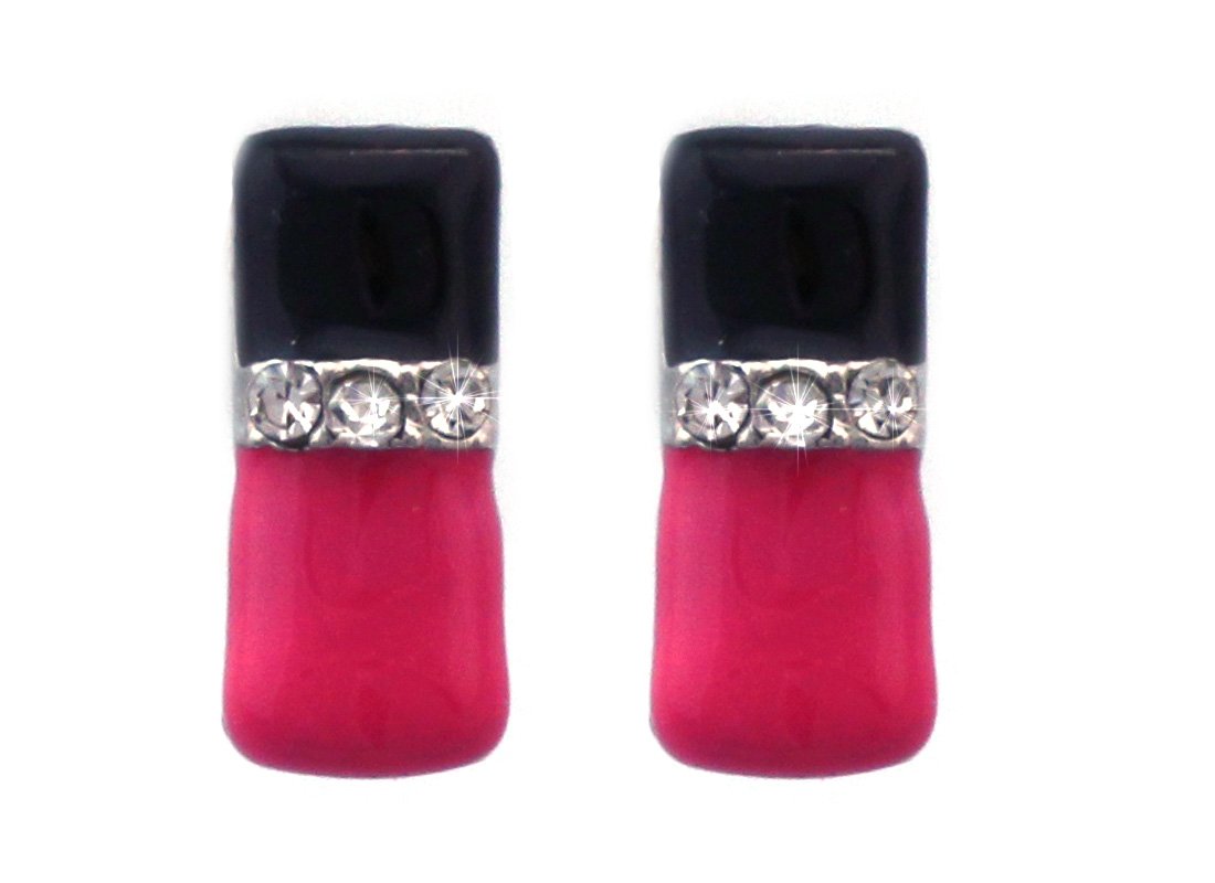 Manicurist Nail Polish Bottle Charm Stud Earrings - Perfect Gift for Nail Artists & Beauty Lovers | Great for Salons, Parties & Fashion Accessories