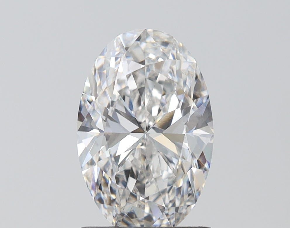 2 Carat F VVS2 Oval Cut Lab Grown Diamond - Premium Engagement Ring Stone for Wedding & Anniversary Jewelry