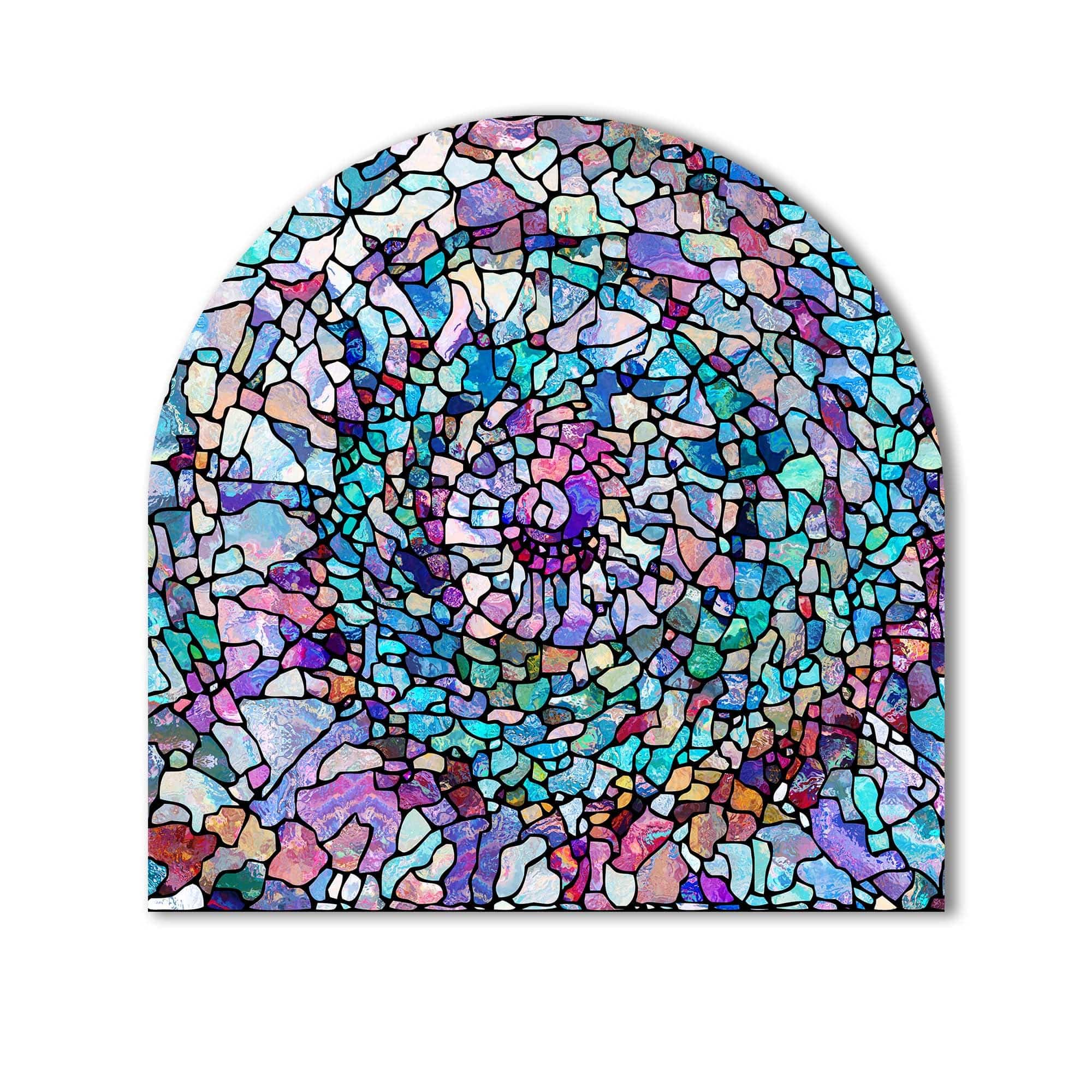 Ocean Mosaic Glass Splashback - Waterproof Kitchen Backsplash Tile for Stove & Sink Area - Easy to Clean & Heat Resistant - Perfect for Modern Home & Restaurant Decor