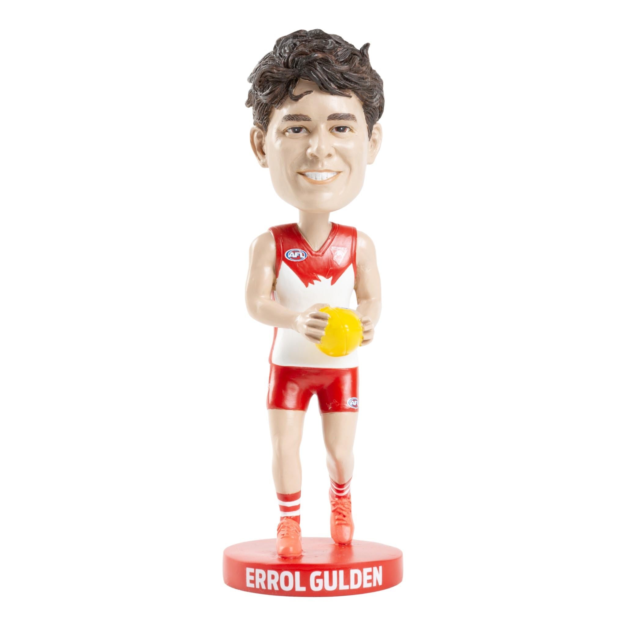 Errol Gulden Bobblehead - AFL Sydney Swans Collectible Figurine - Perfect for Fans, Sports Memorabilia, and Home Decor