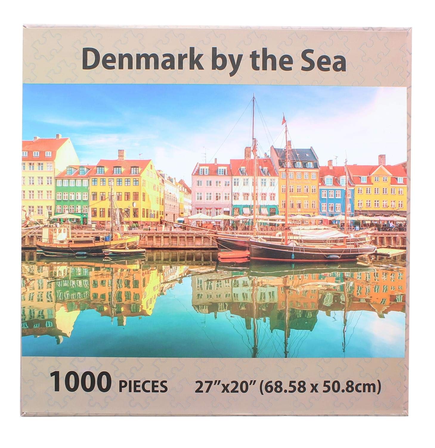 Denmark By The Sea 1000 Piece Jigsaw Puzzle for Adults - Challenging Scenic Landscape Puzzle Game - Perfect for Family Game Night & Relaxation Therapy
