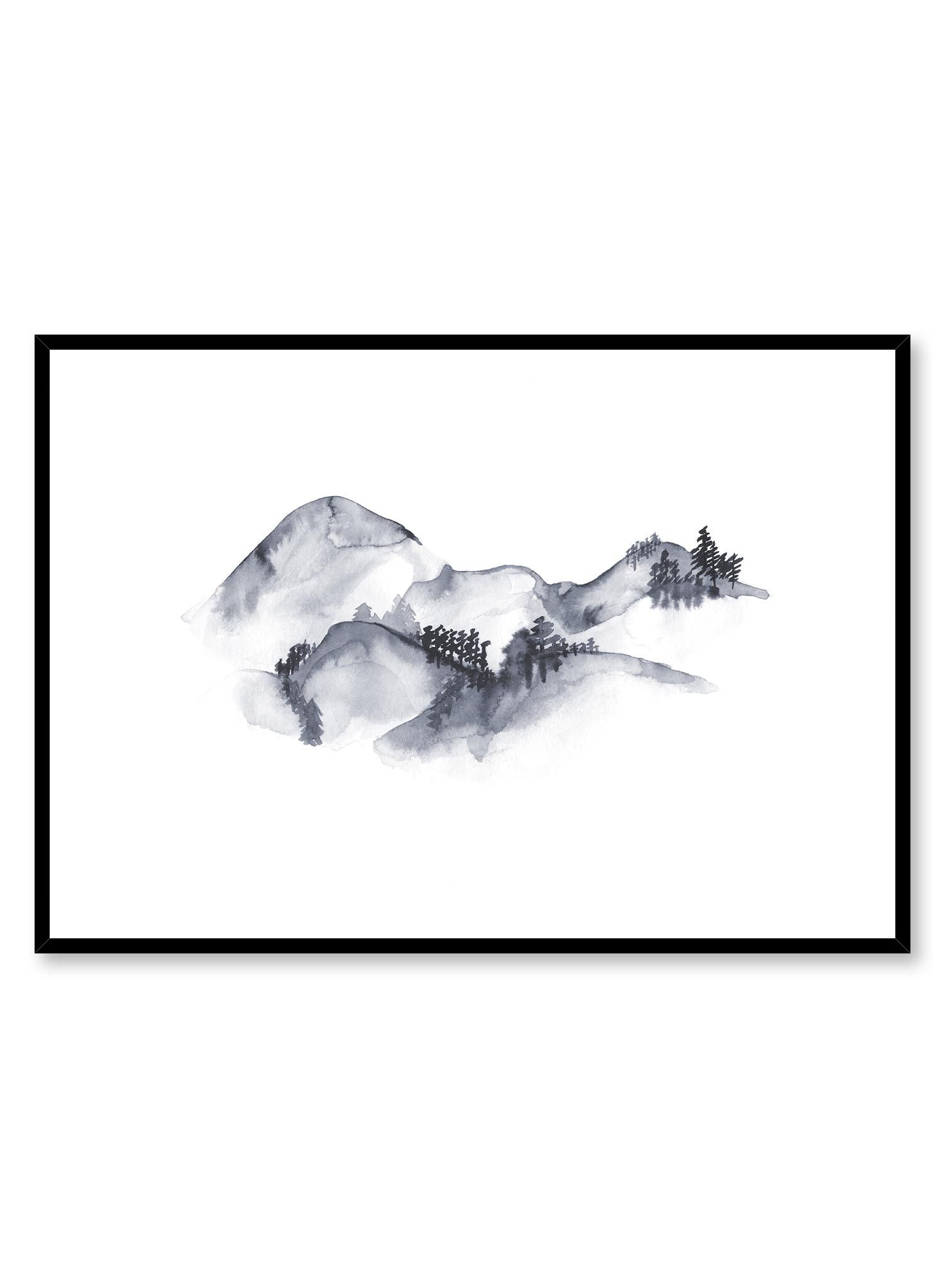 Japanese Panorama Poster - Stunning Scenic Wall Art for Home & Office Decor | Perfect for Living Room, Bedroom, or Workspace