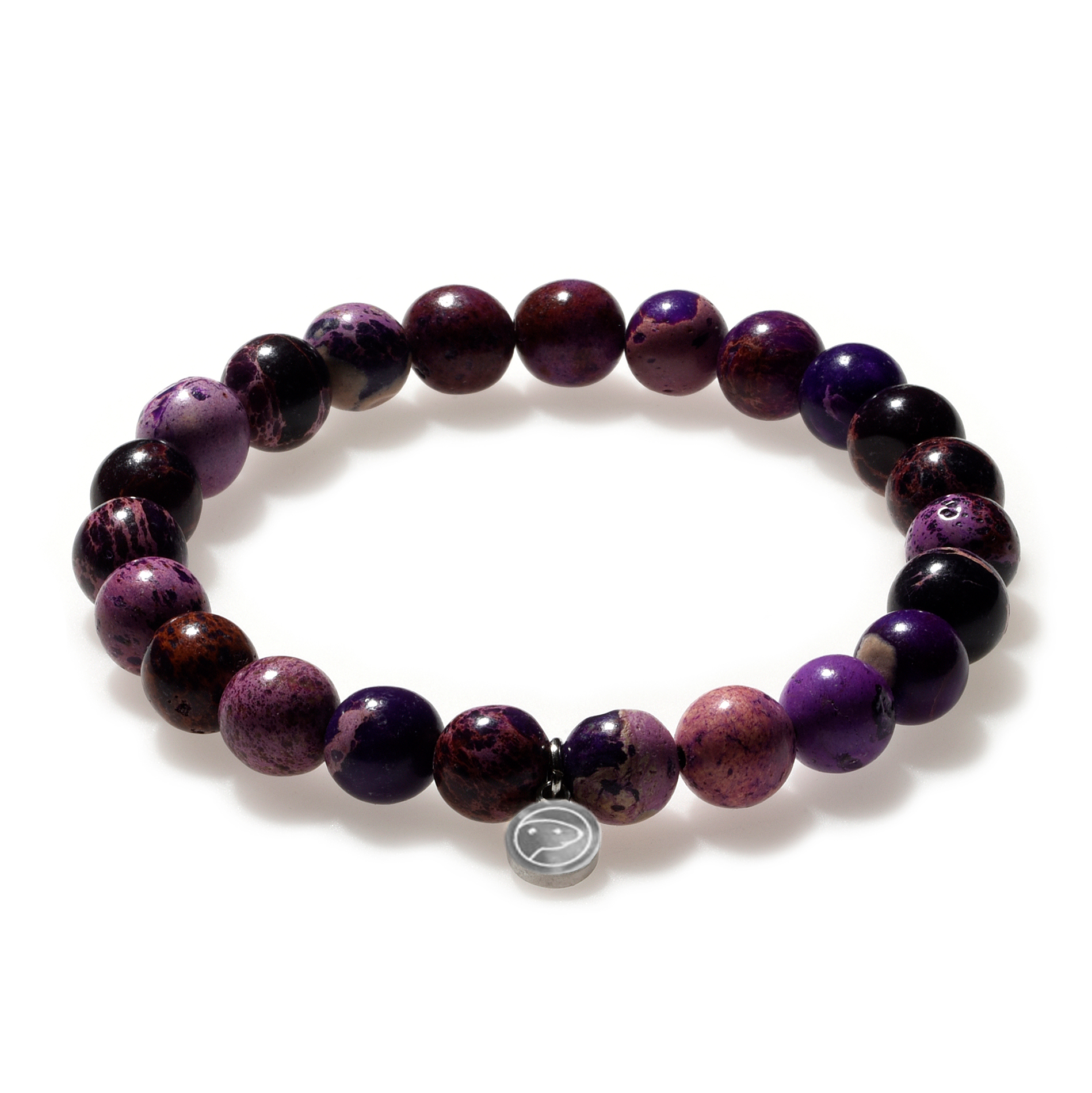 Purple Emperor Bracelet for Women - Elegant Amethyst Crystal Beaded Adjustable Wristband - Perfect for Gifts, Parties, and Everyday Wear
