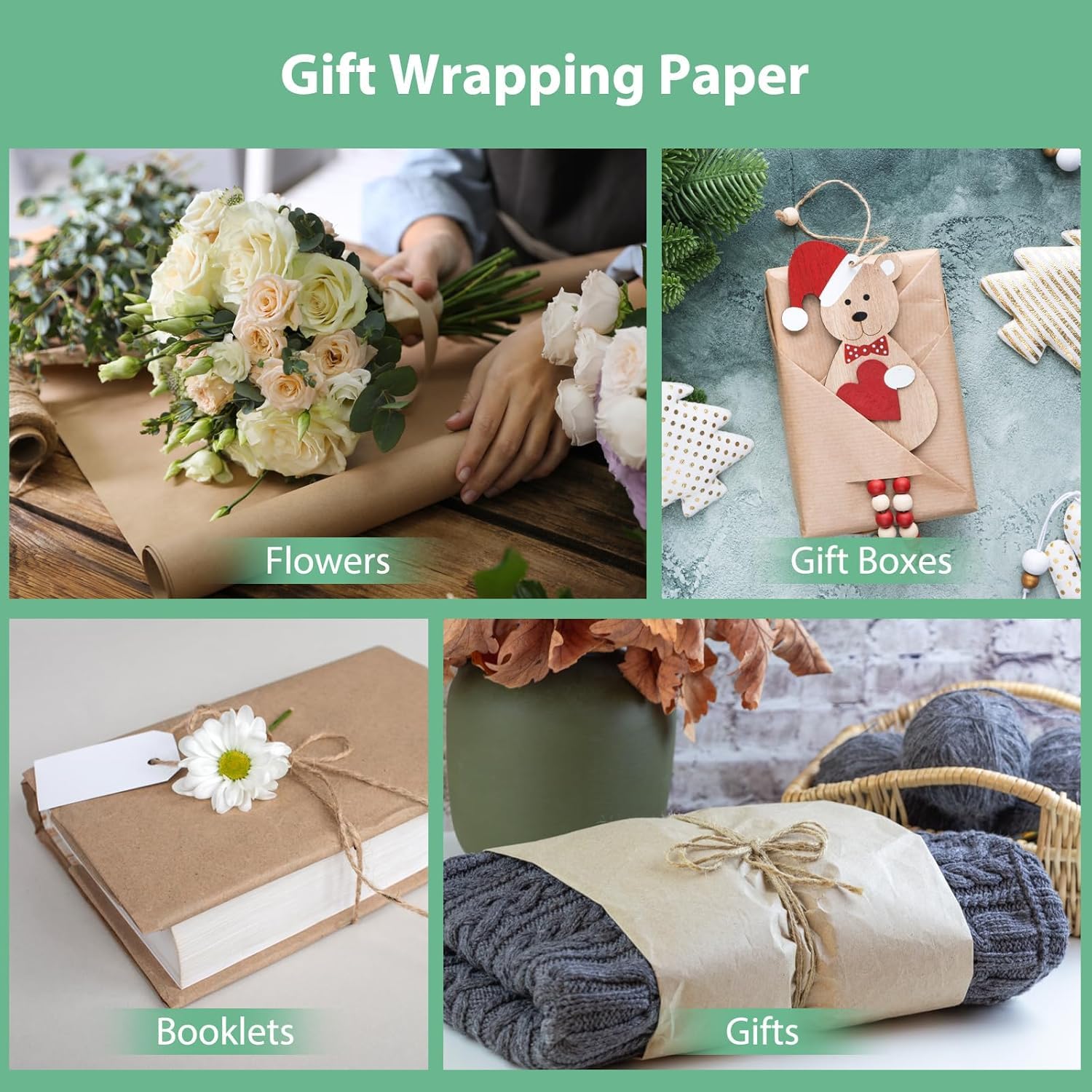 Eco-Friendly 28 Inch x 10 Meter Natural Kraft Paper Roll - 100 GSM Uncoated Brown Wrapping Paper for Shipping, Gift Wrapping, Arts & Crafts, DIY Projects | Perfect for Eco-Conscious Packaging & Home Decor