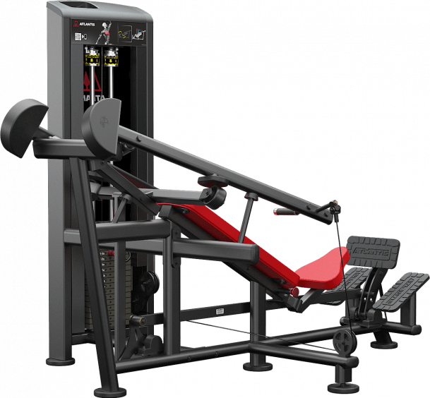 ATLANTIS Incline Converging Chest Press Machine - Professional Gym Equipment for Home & Commercial Use - Perfect for Strength Training & Muscle Building