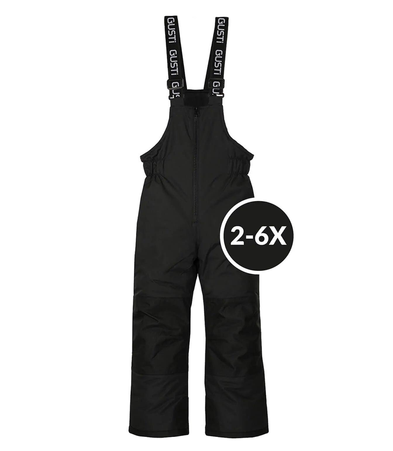 Gusti Pamella Winter Snowsuit for Women - Waterproof Insulated Ski Jacket & Pants Set - Black - Perfect for Skiing, Snowboarding & Cold Weather Outdoor Activities