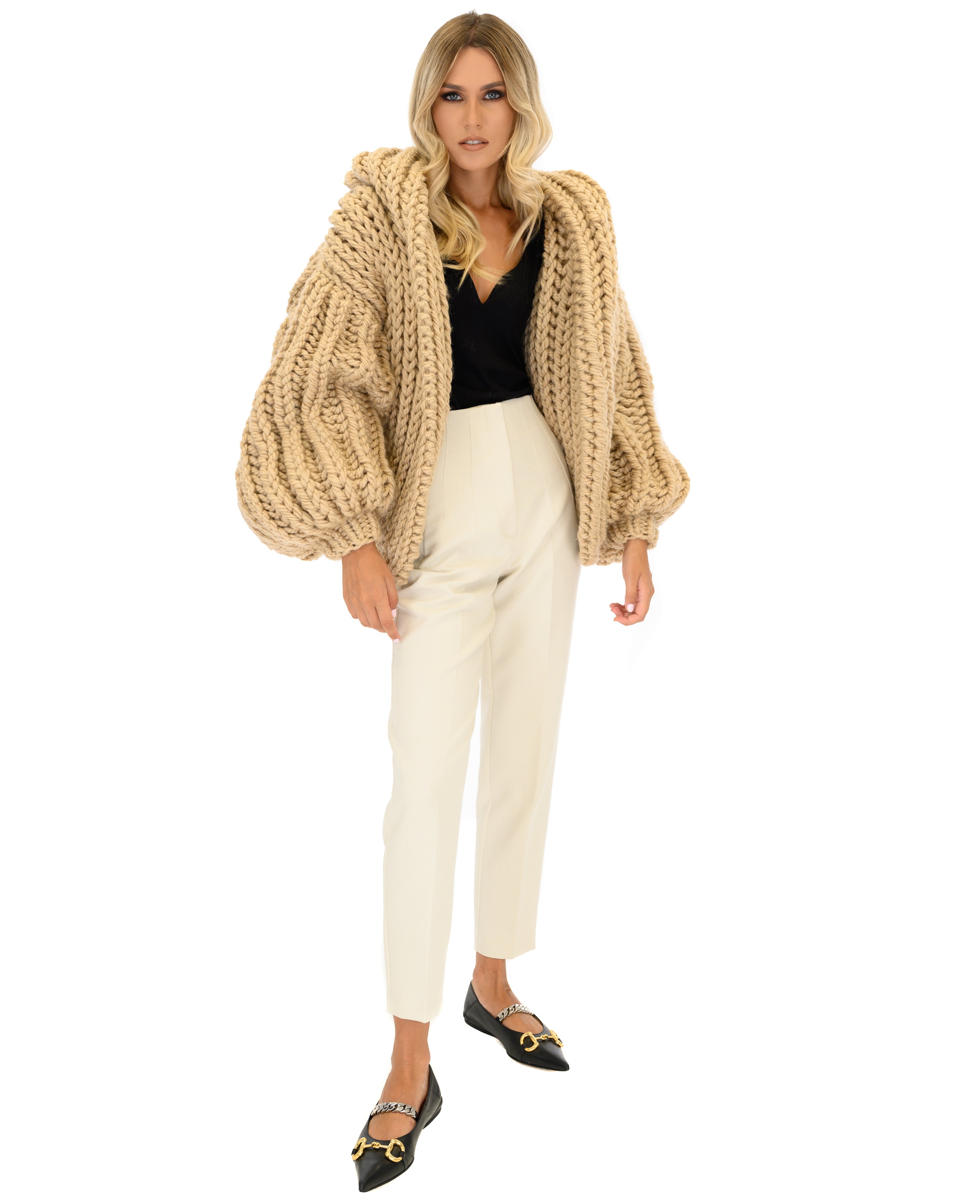 Stylish Hooded Chunky Cardigan for Women - Cozy Oversized Knit Sweater | Perfect for Fall, Winter & Casual Outfits