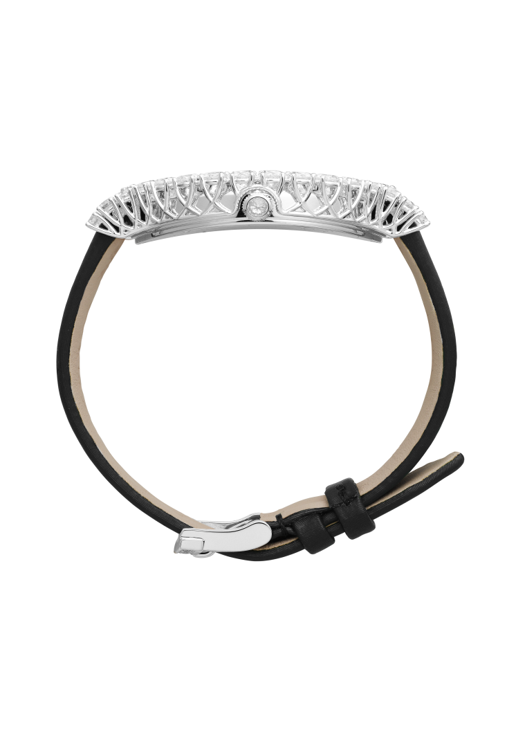 Chopard L'Heure Du Diamant Oval 18K White Gold & Diamond Ladies Watch - Luxury Swiss Timepiece for Women, Elegant Gift for Anniversary & Special Occasions