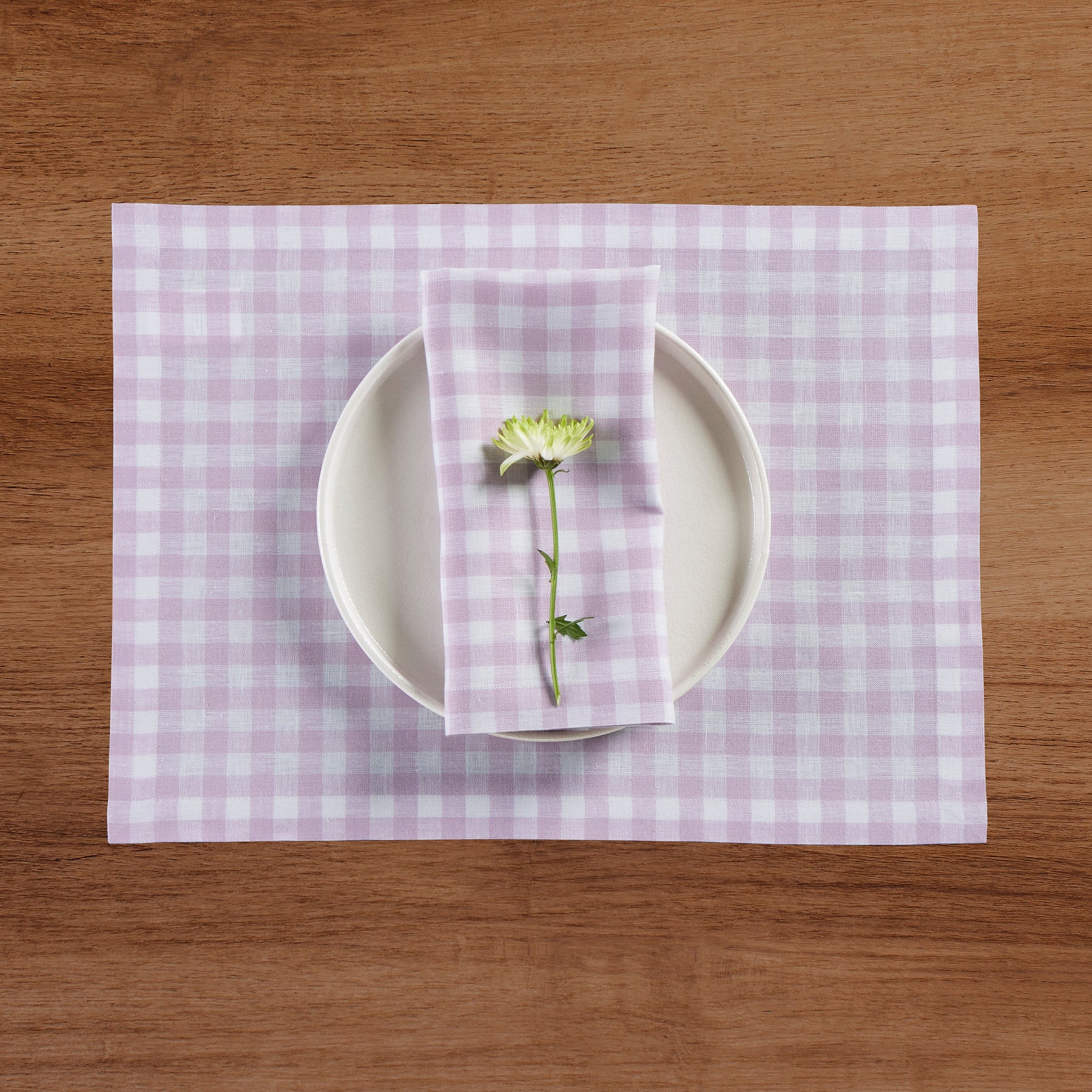 Premium Gingham Checkered Napkins Set of 4 - 100% Cotton Kitchen & Dining Cloth for Parties, Picnics, and Everyday Use