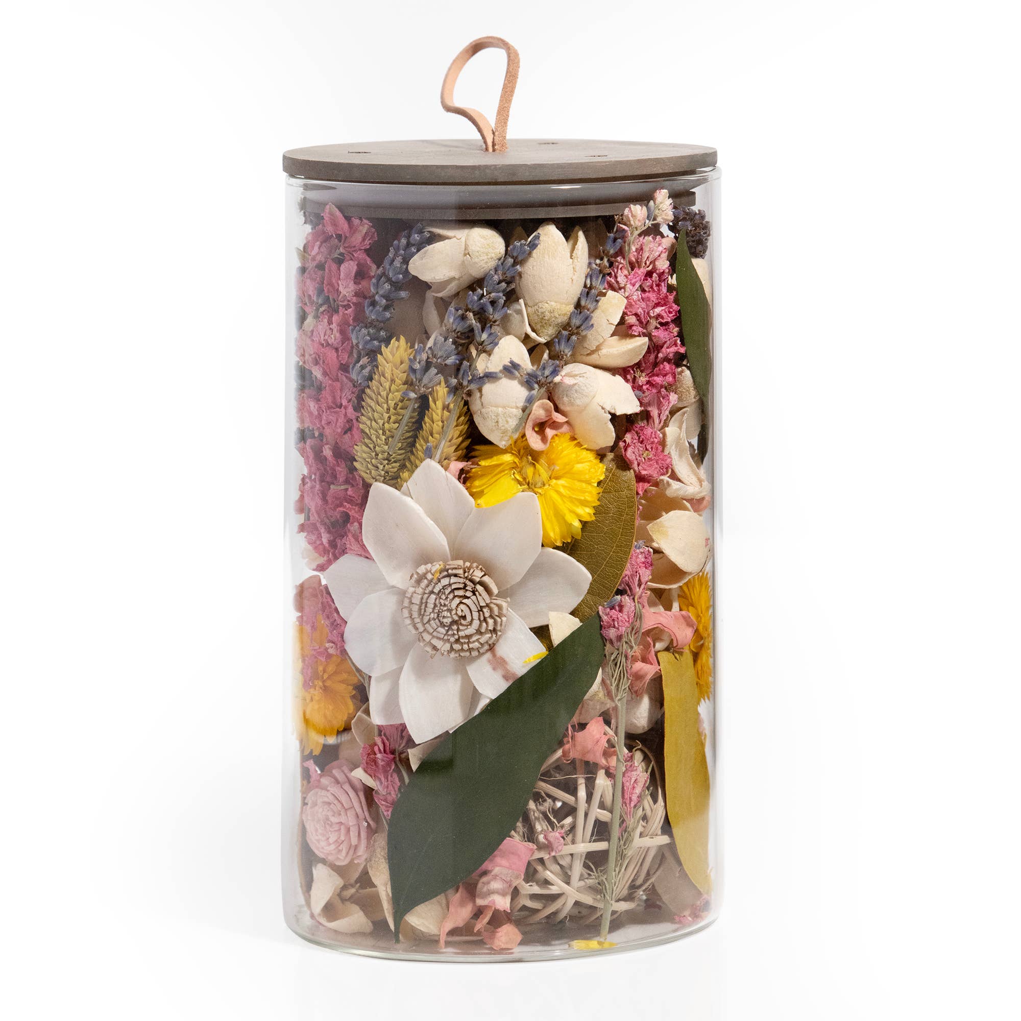 Andaluca Secrets of Spring Potpourri Jar - Aromatherapy Home Decor for Living Room, Bedroom & Bathroom - Floral Scented Air Freshener for Relaxation and Stress Relief