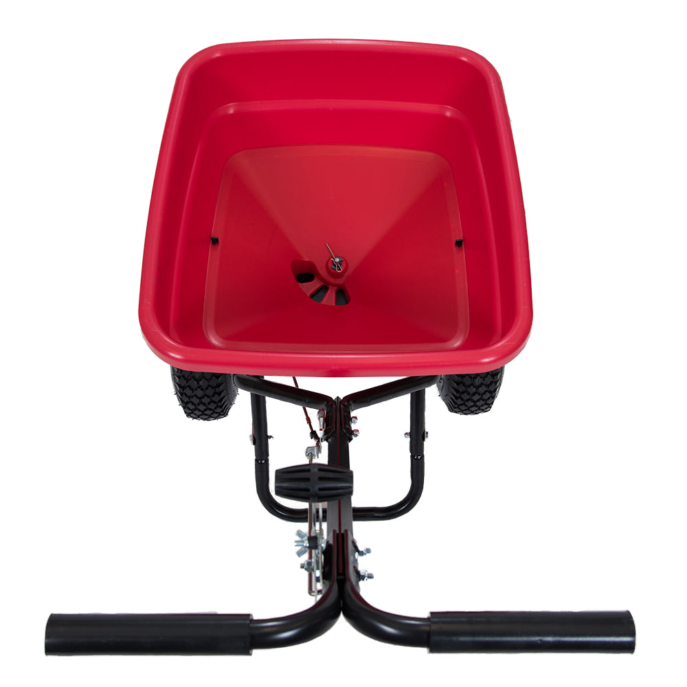 Earthway F80 80 Lbs Broadcast Spreader with Standard Output Tray & Flex Select - Lawn Fertilizer Spreader for Grass Seed, Salt, Ice Melt - Perfect for Large Yards, Golf Courses, Commercial Landscaping