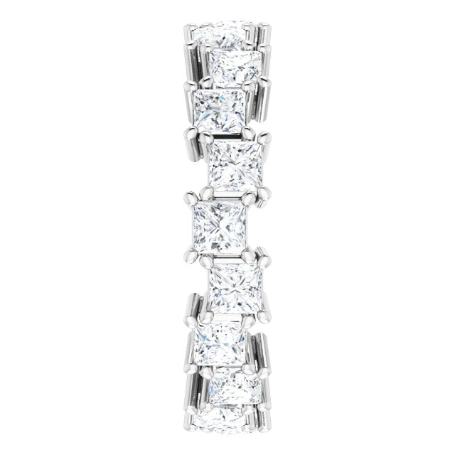3.60 Carat Princess Cut Diamond Eternity Band Ring for Women - Perfect for Weddings, Anniversaries & Special Occasions