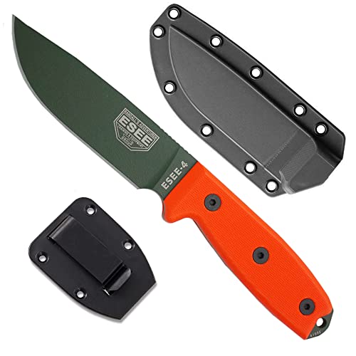Olive Drab Blade/Orange G10 Handle/Black Sheath