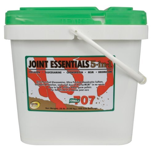 JOINT ESSENTIALS 5-in-1 Horse Joint Supplement - 20lb Bag | Glucosamine, Chondroitin & MSM for Equine Mobility | Supports Healthy Joints for Performance Horses & Senior Horses