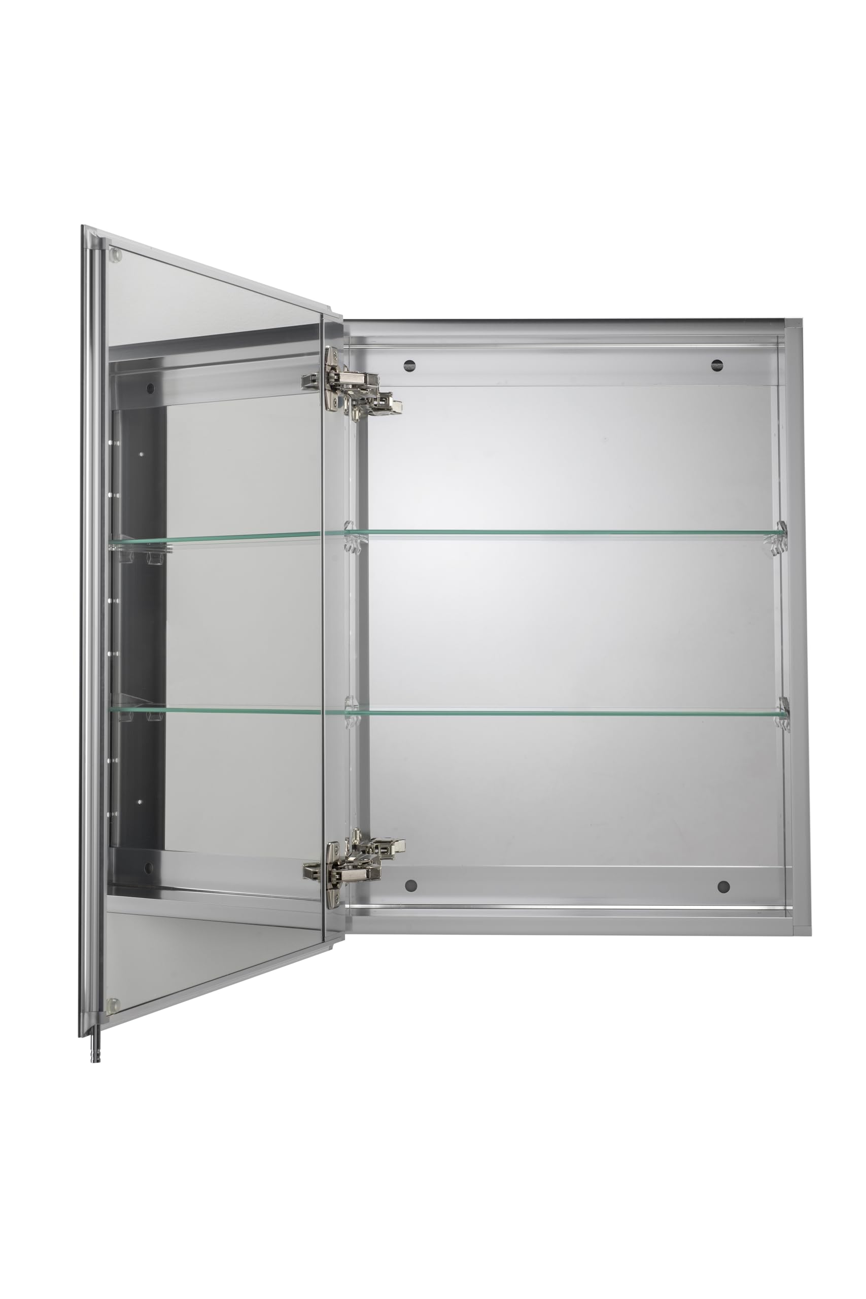 Croydex Langley Single Door Aluminum Cabinet with Hang N Lock Fitting System - 20