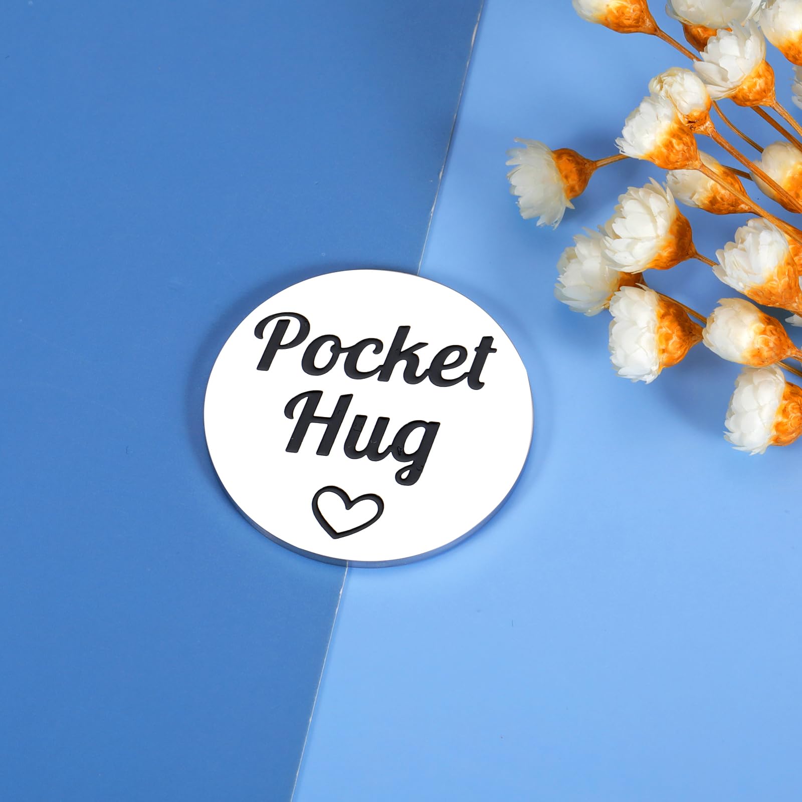 Inspirational Pocket Hug Token for Women - Encouragement Gift for Christmas, Birthday, Cheer Up - Perfect for Long Distance Relationships, Friends & Family