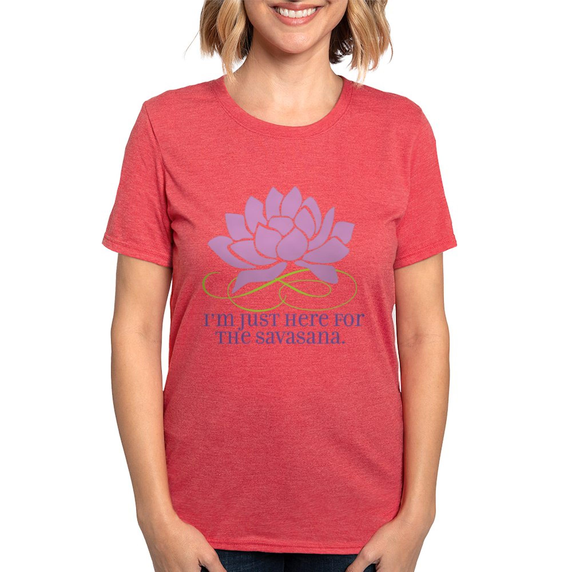 Yoga Savasana Tri-Blend T-Shirt for Women - Comfortable & Stylish Yoga Tee for Relaxation, Meditation & Workouts