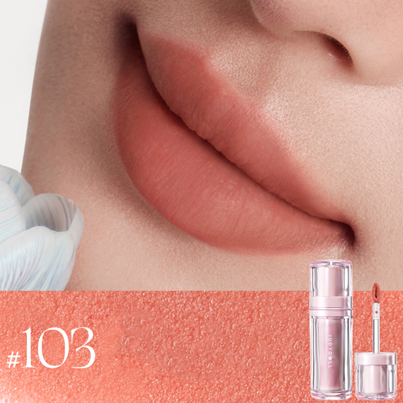 Judydoll Orange Blossom Magnetic Lip Mud - Long Lasting Hydrating Lip Stain with Magnetic Effect for a Plump Look | Perfect for Date Night, Parties & Everyday Wear