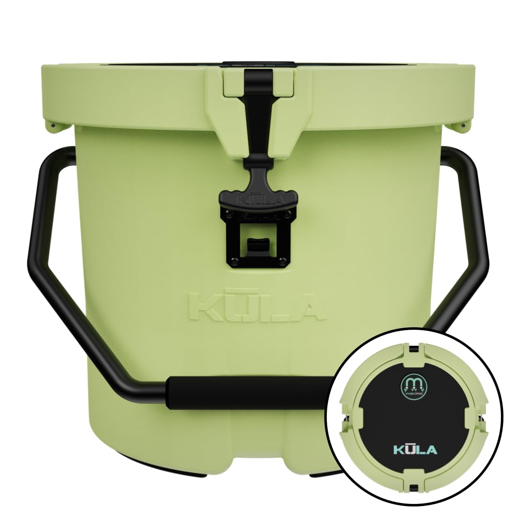 **BOTE KULA Hard Shell Cooler with MAGNEPod Compatibility - 5 Gallon Capacity, Insulated, Durable Gatorshell Construction, Rubber Closure, Portable Fishing Seat - Perfect for Camping, Beach Trips, and Outdoor Adventures**