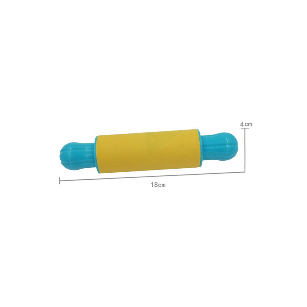 4PCS Soft Clay Rolling Pin Set - Plasticine Dough Modeling Roller Sticks for Kids - Playdough Tools Kit for Children's Art & Craft - Perfect for Playdough, Polymer Clay, and DIY Modeling Projects