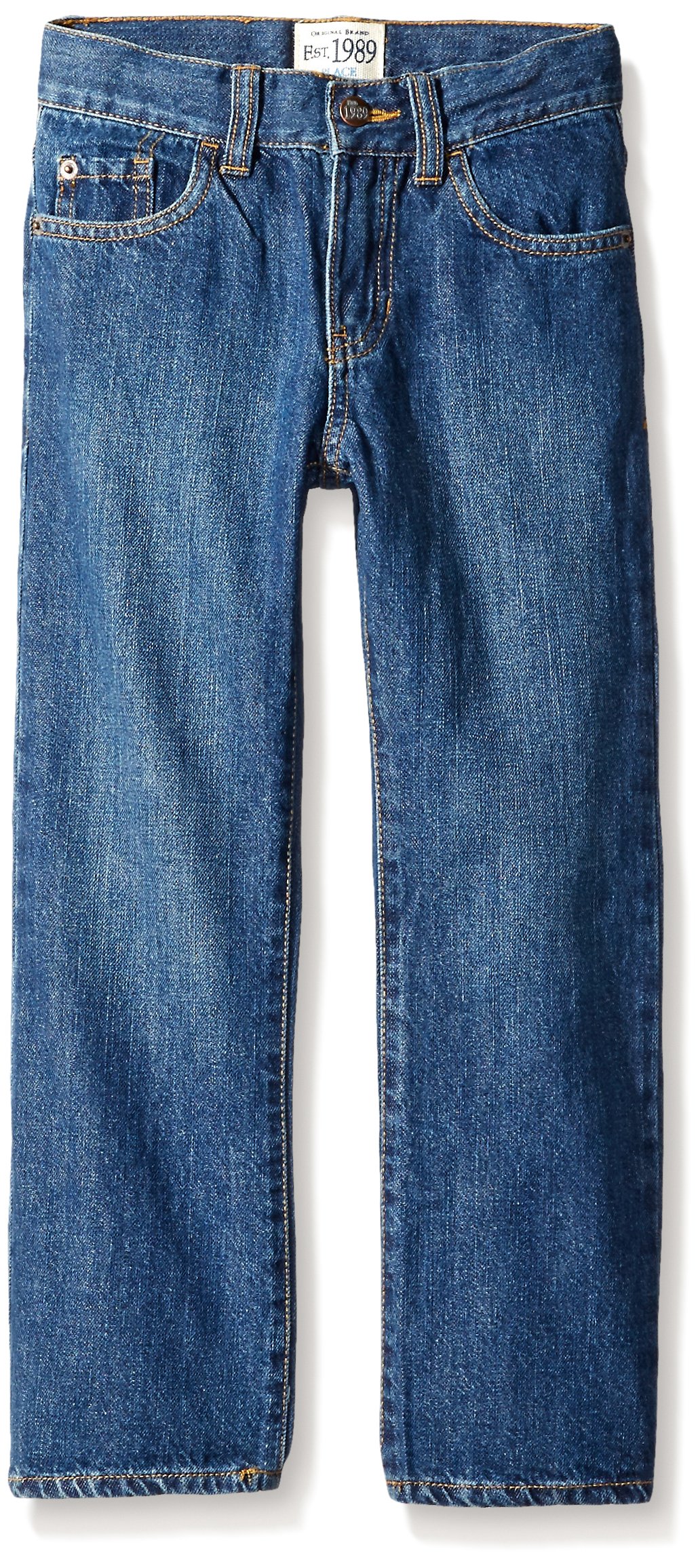 The Children's Place Boys' Husky Straight Leg Jeans - Comfortable Stretch Denim Pants for Kids | Perfect for School, Play & Everyday Wear