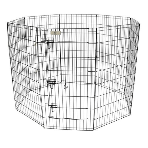 Best Dog Exercise Pen for Large & Small Dogs - Portable & Adjustable Pet Playpen for Indoor & Outdoor Use - Perfect for Training, Playtime, and Backyard Safety