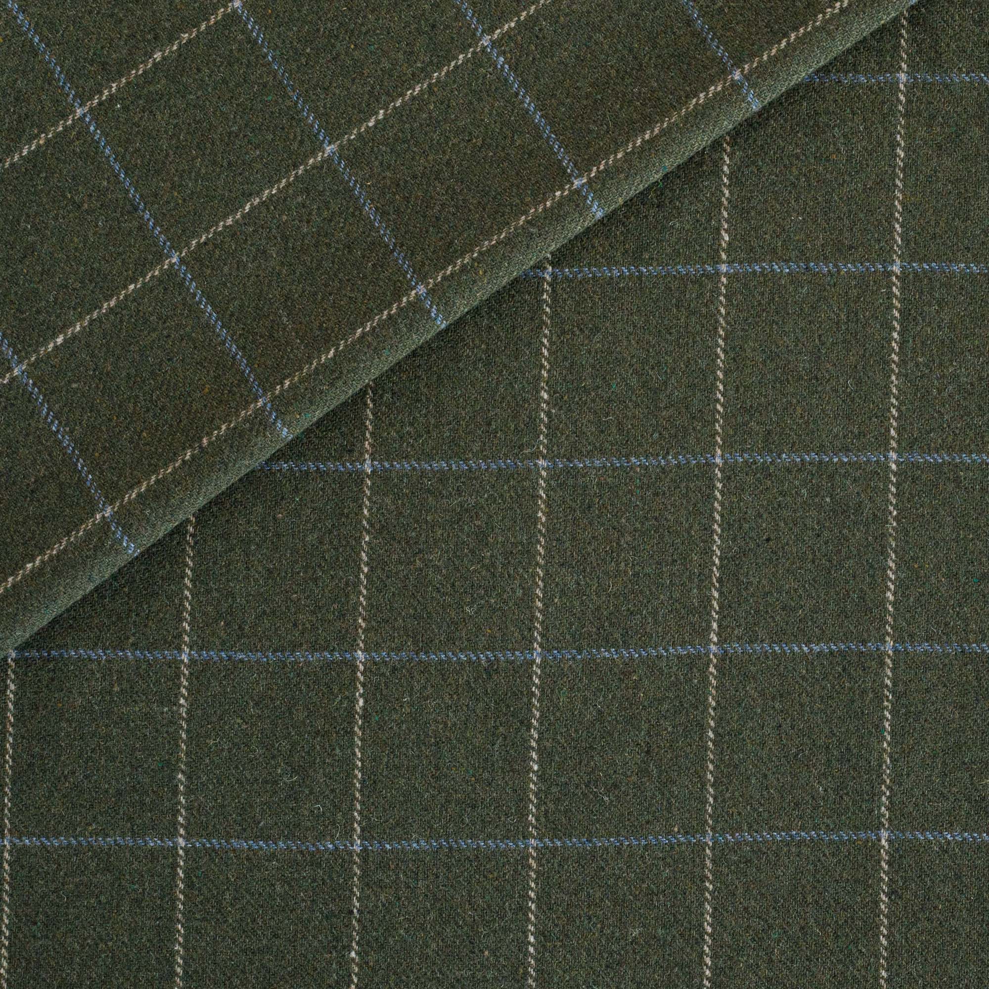 Addison Plaid Fabric - Soft and Durable Moss Green Checkered Textile for DIY Crafts, Home Decor, and Upholstery Projects