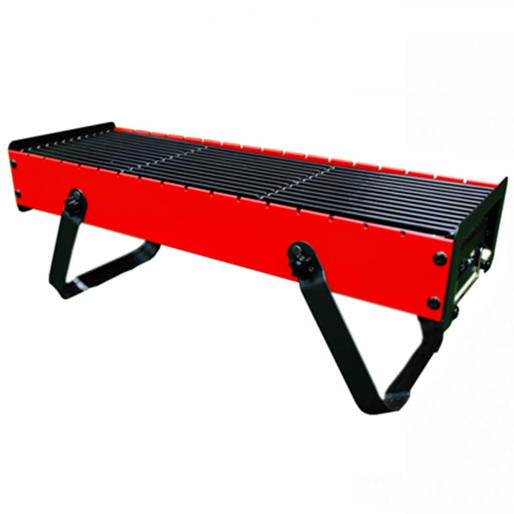 Portable Foldable Dual-Purpose Charcoal BBQ Grill - Outdoor Small Grilling & Household Use - Perfect for Camping, Picnics, Backyard Parties and Beach Cookouts