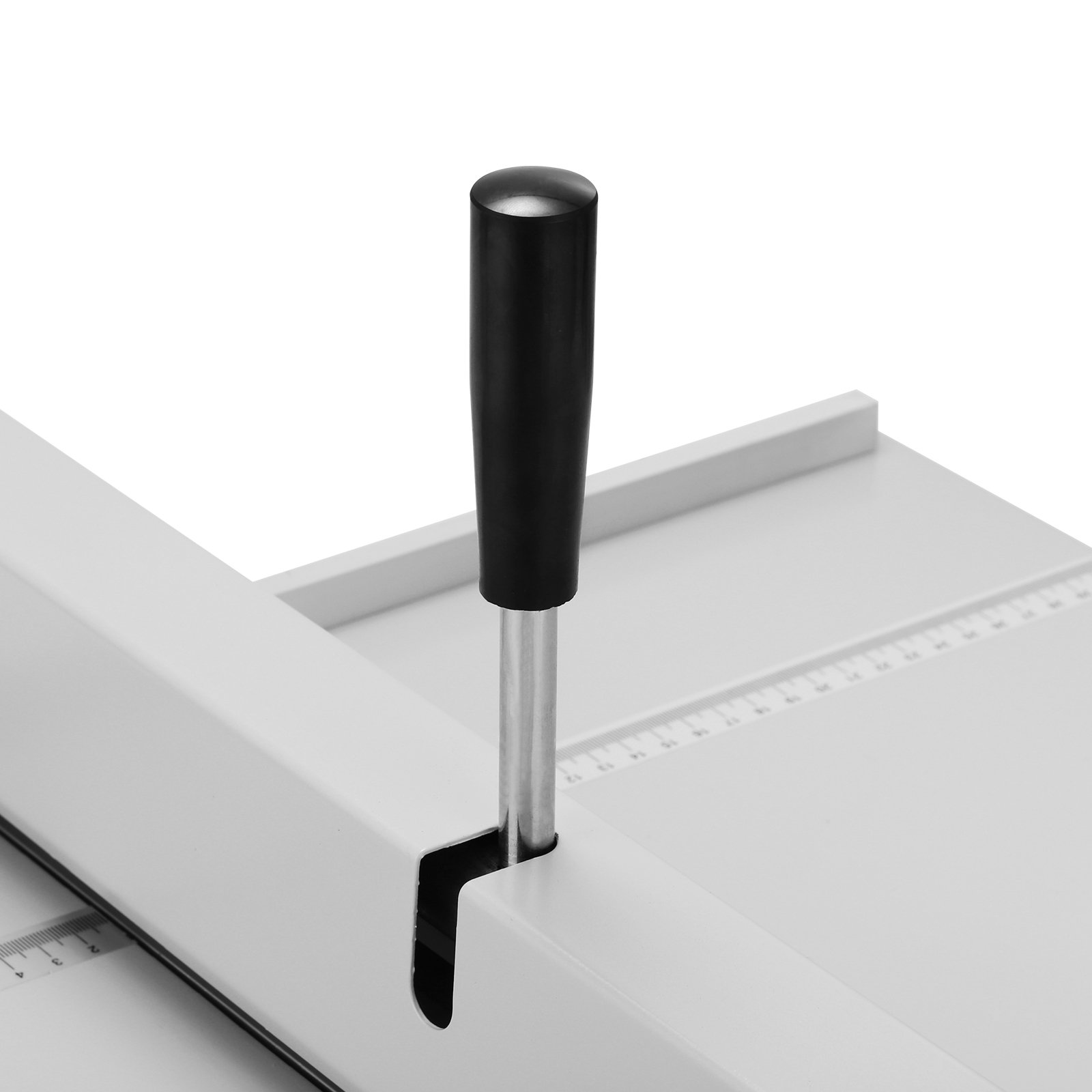 VEVOR 18 Inch Manual Paper Creaser Machine - Heavy Duty 460mm Creasing Tool with 2 Magnetic Blocks for A4 Cardstock & High Gloss Covers | Perfect for Bookbinding, Invitations & Craft Projects