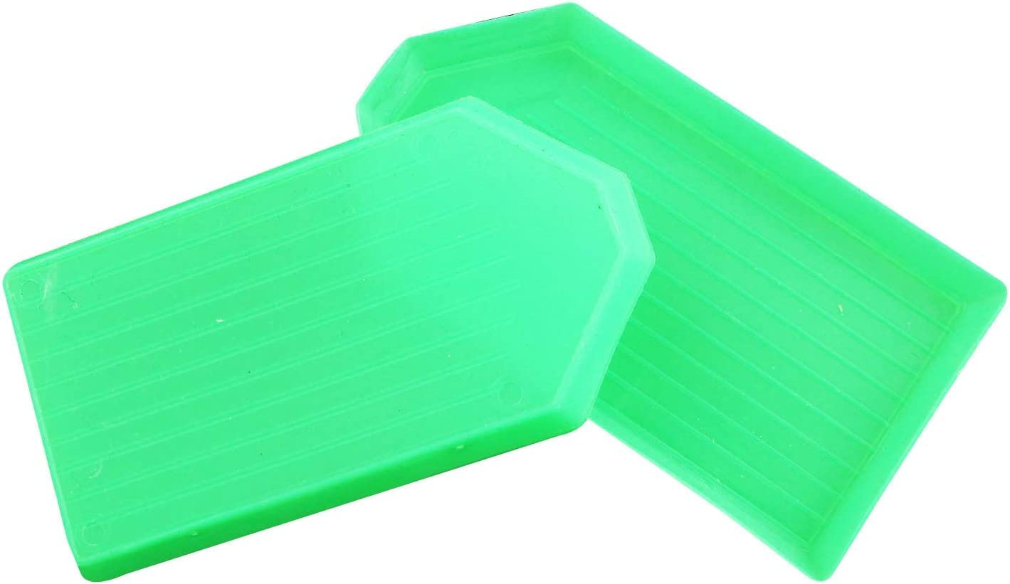 20pcs Plastic Bead Sorting Trays for DIY Diamond Painting, Rhinestone Art & Craft Organization - Perfect for Jewelry Making, Scrapbooking, and Small Parts Storage