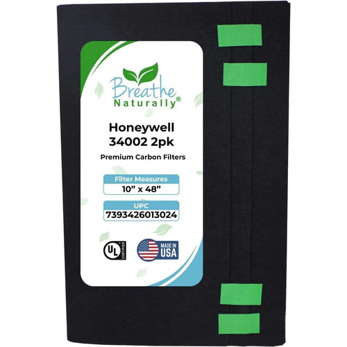 Premium Activated Carbon Air Filters for Wildfire Smoke - Remove Smoke, Dust & Allergens - Home, Office & Car Use During Wildfire Season