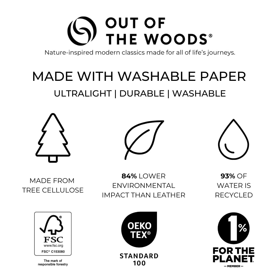 Out of the Woods Mini Shopper Lunch Cooler - Reusable & Eco-Friendly Insulated Tote Bag for Work, Picnics & Beach - Gray