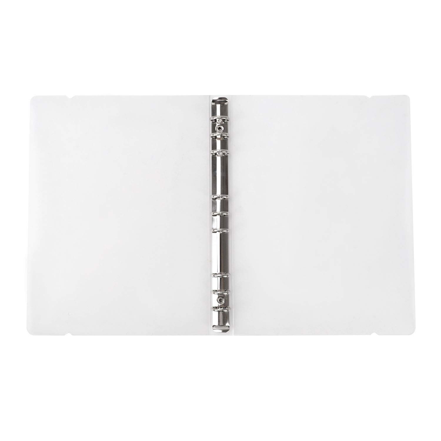 B5 Round Ring Clear View Binder - 9-Ring Refillable Loose Leaf Notebook for School, Office & Organization (No Pages Included) | Perfect for Students, Teachers & Professionals