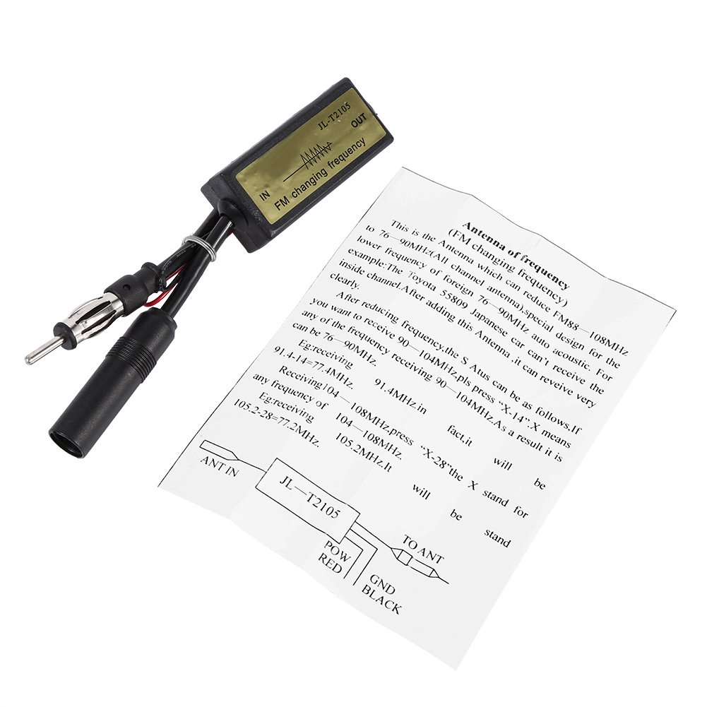 Car Radio Band Expander - FM Frequency Antenna Adapter for Japanese Vehicles | Improve Radio Reception for Toyota, Honda, Nissan | Perfect for Road Trips & Daily Commuting