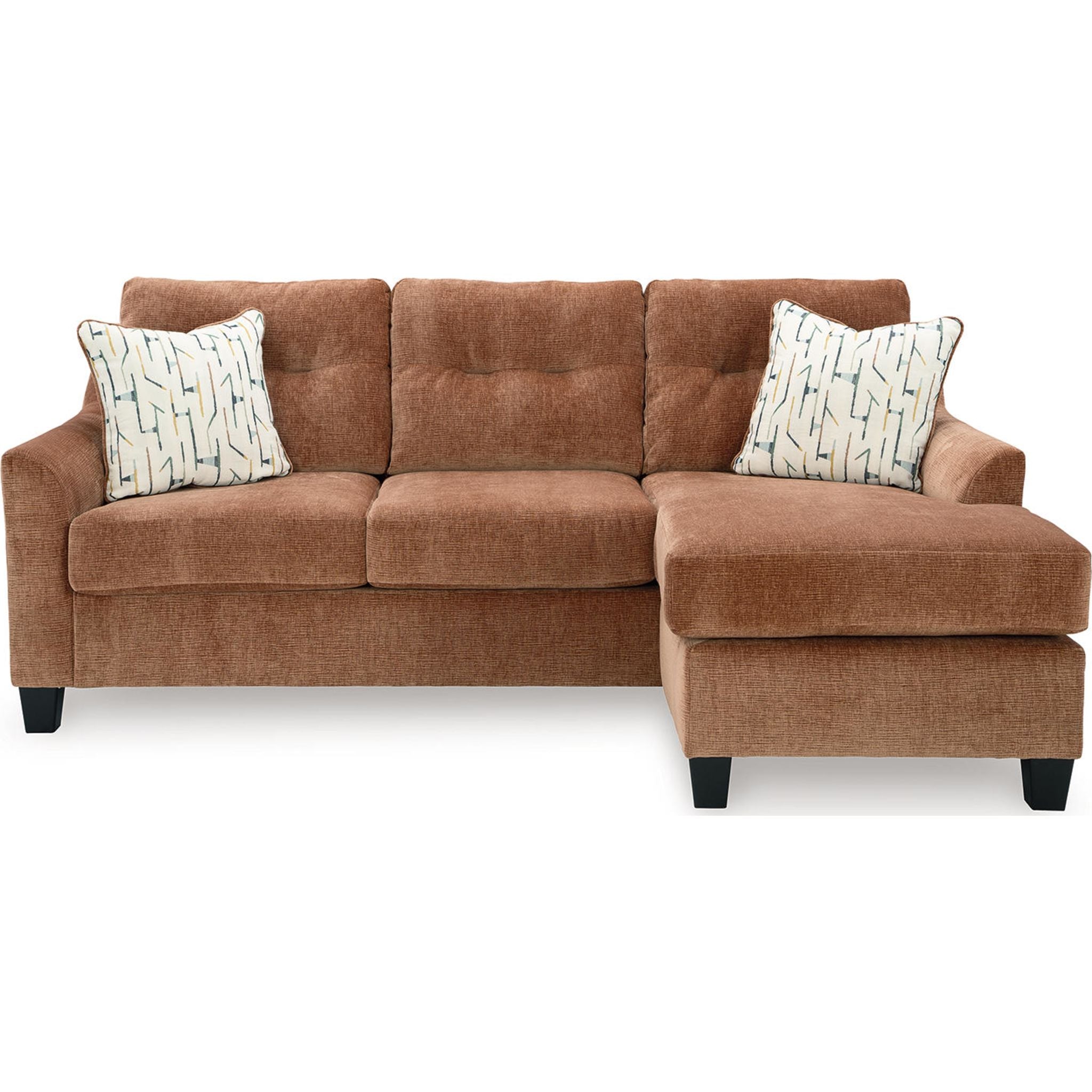 Amity Bay Sofa Chaise - Modern Sectional Couch with Chaise Lounge for Living Room, Reversible L-Shaped Sleeper Sofa Bed - Perfect for Small Spaces, Apartments & Home Theater Seating