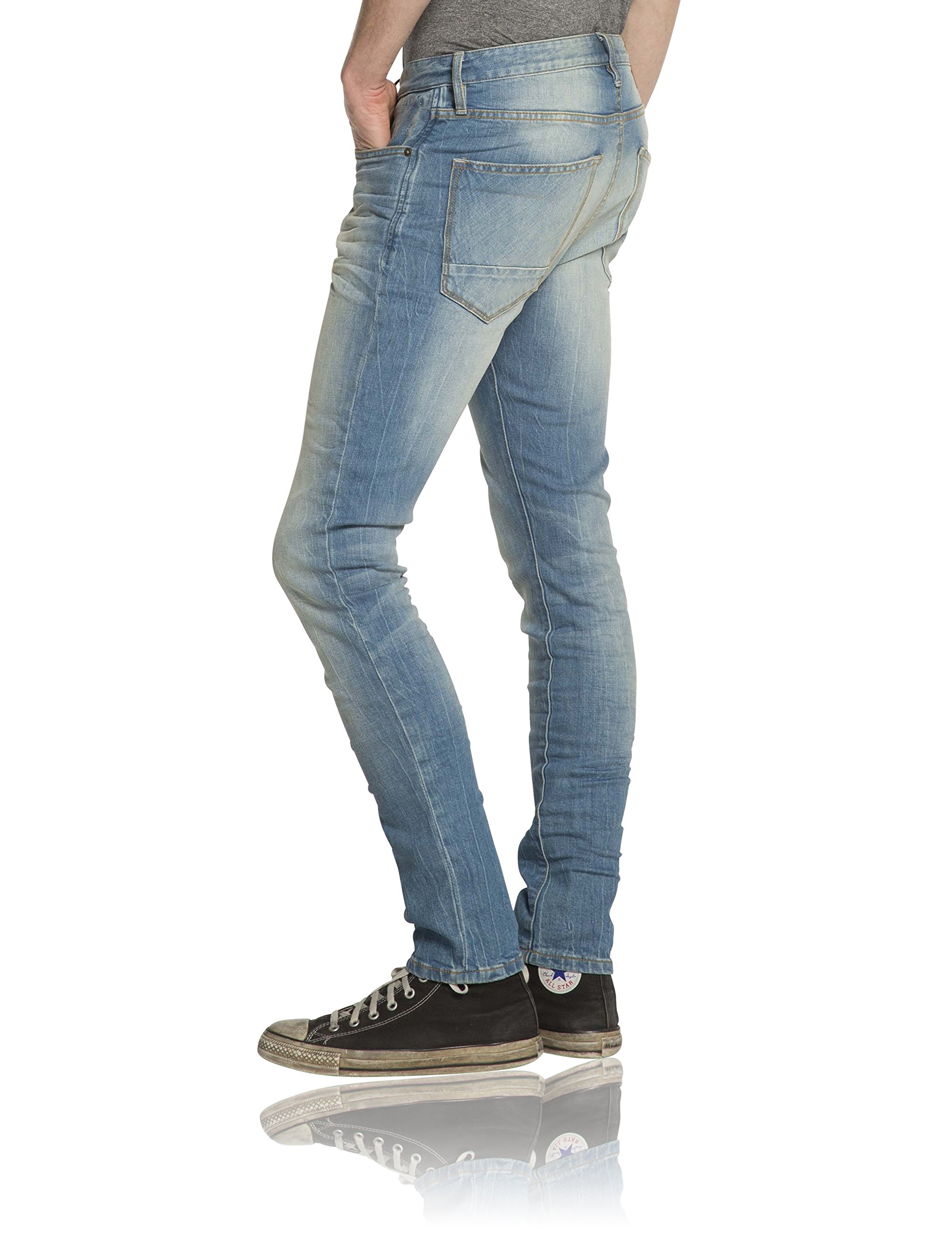 Scotch & Soda Women's Skinny Fit Medium Rise Jeans - Blue Denim Pants Size 30/32 | Comfortable Stretch Fabric for Casual Wear & Night Out