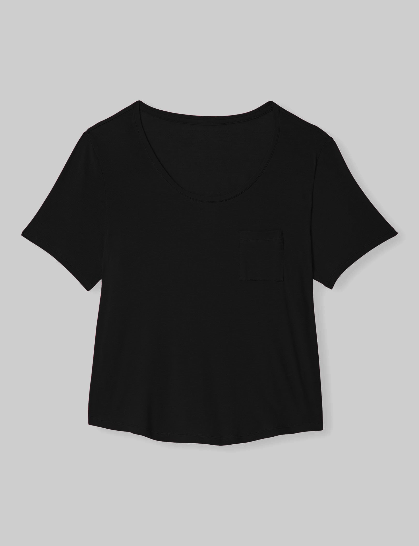 Women's Ultra Soft Second Skin Sleep Pocket Tee - Comfortable Lounge & Nightwear for Relaxing at Home