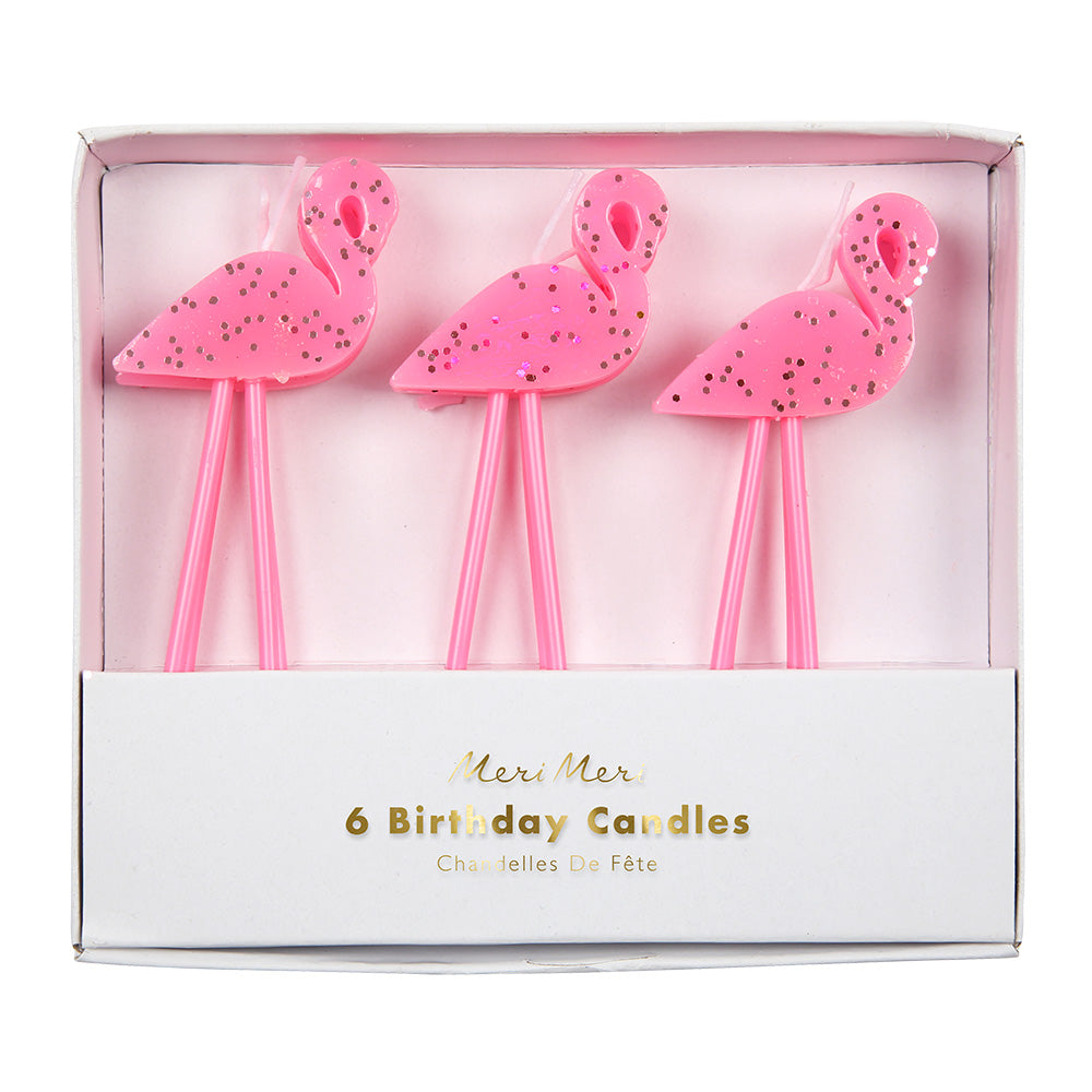Pink Flamingo Scented Candles - Pack of 6 | Long-Lasting Fragrance for Home Decor, Romantic Dinners & Relaxing Baths