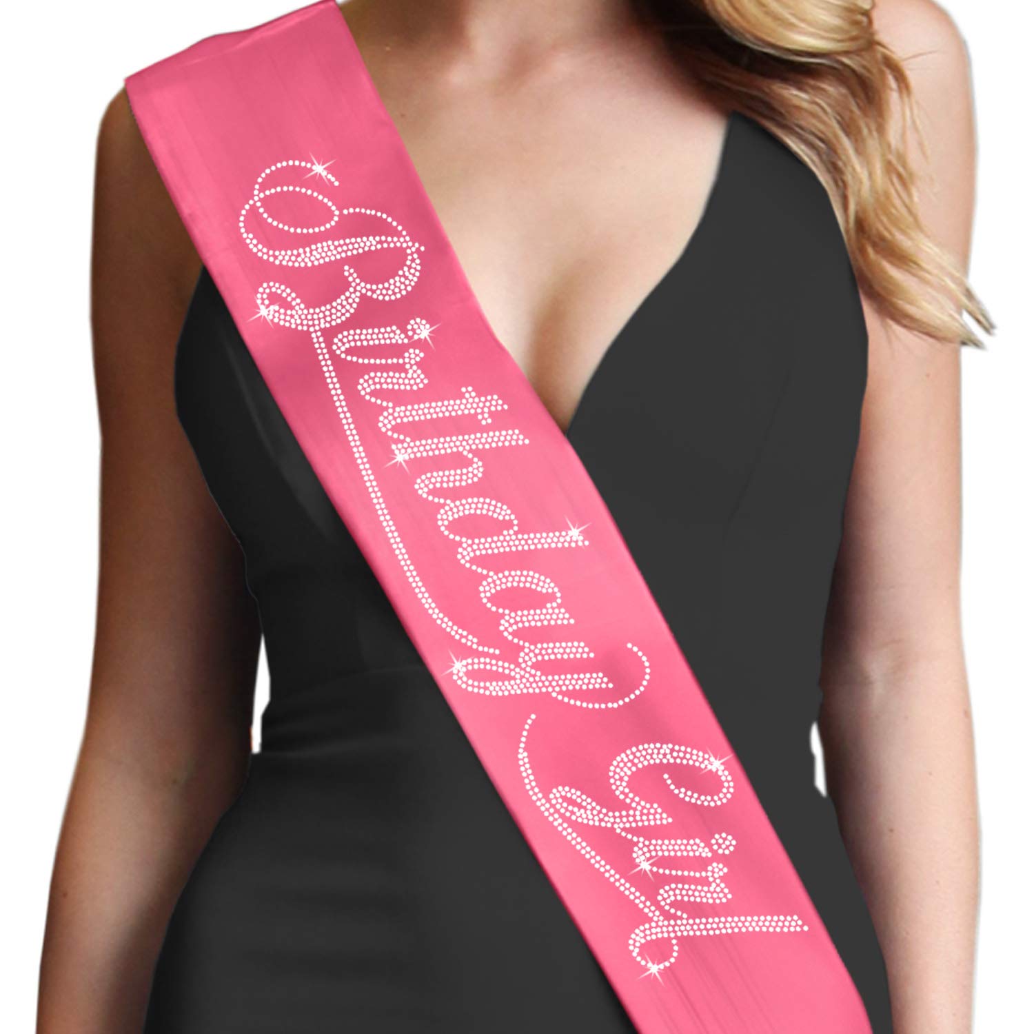 Sparkling Birthday Girl Rhinestone Sash - Elegant Birthday Party Decorations & Accessories for Women & Girls - Perfect for Bachelorette Parties, Bridal Showers & Special Celebrations