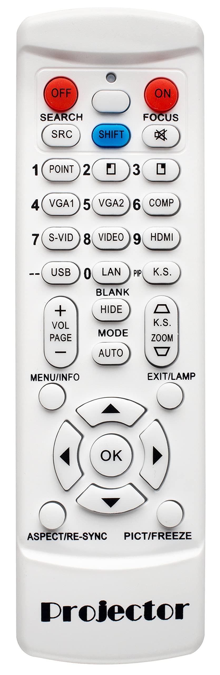 Original Replacement Remote Control for Epson Home Cinema 5040UB/5040UBE Projector - Compatible with EPSON PowerLite Home Cinema 5040UB & 5040UBE - Perfect for Home Theater, Movie Nights & Presentations