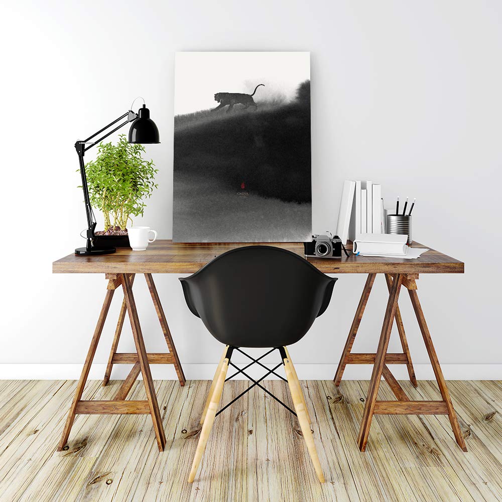 Wall26 Canvas Wall Art - Ink and Wash Painting for Home Decor, Bedroom & Living Room, Framed Canvas Prints 16x24 inches - Perfect for Modern and Traditional Interiors