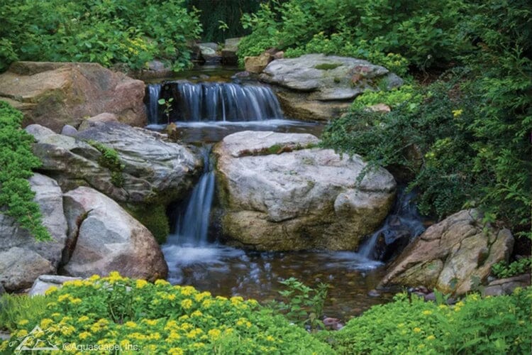 Aquascape Medium Pondless Waterfall Kit 16' Stream - DIY Backyard Water Feature for Garden, Patio & Landscape Design | Easy Installation Outdoor Decoration