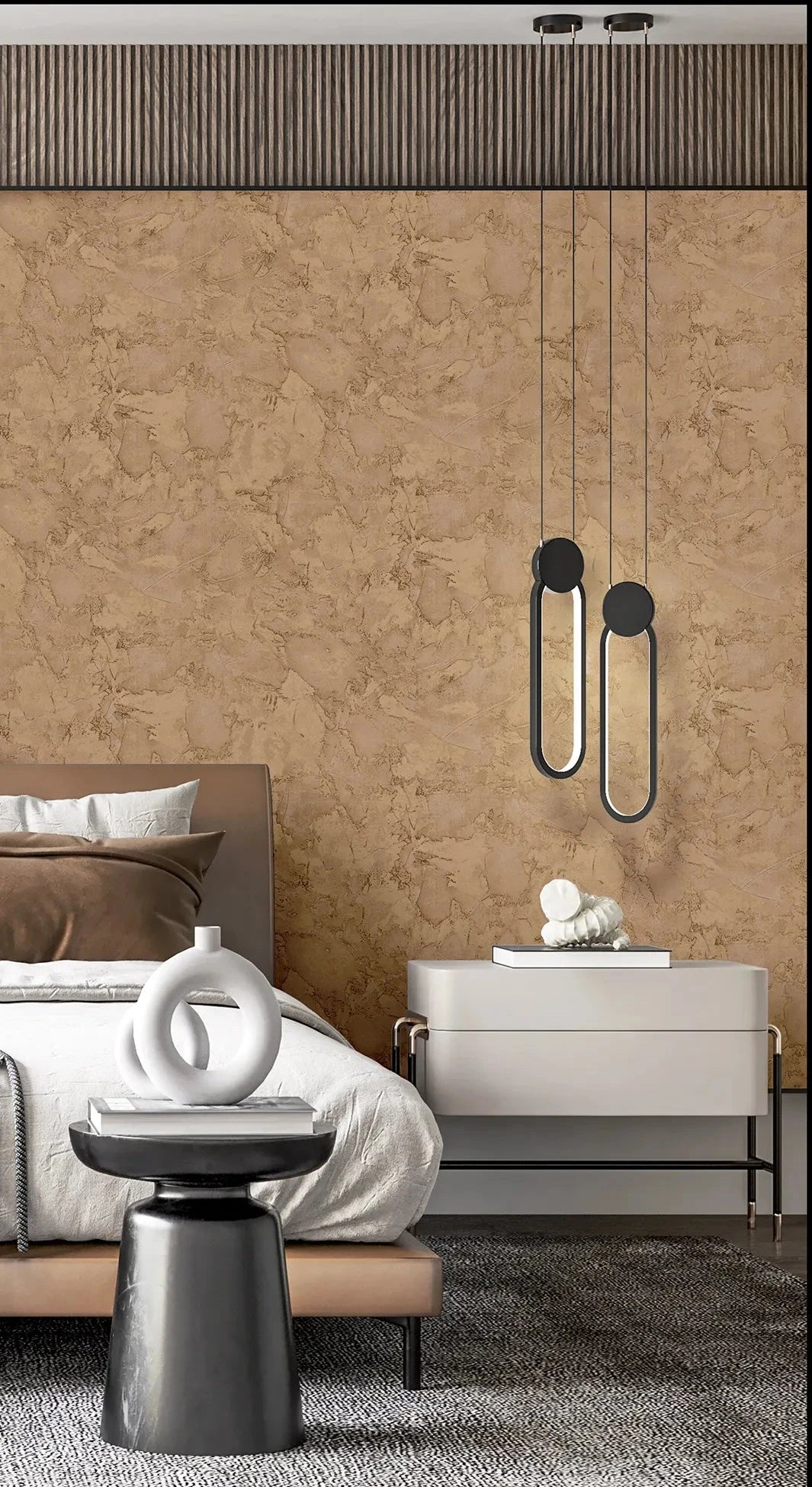 Luxury Textured Marble Wallpaper - Peel and Stick Self-Adhesive for Home Decor, Living Room, Bedroom, Bathroom | Easy to Install & Removable