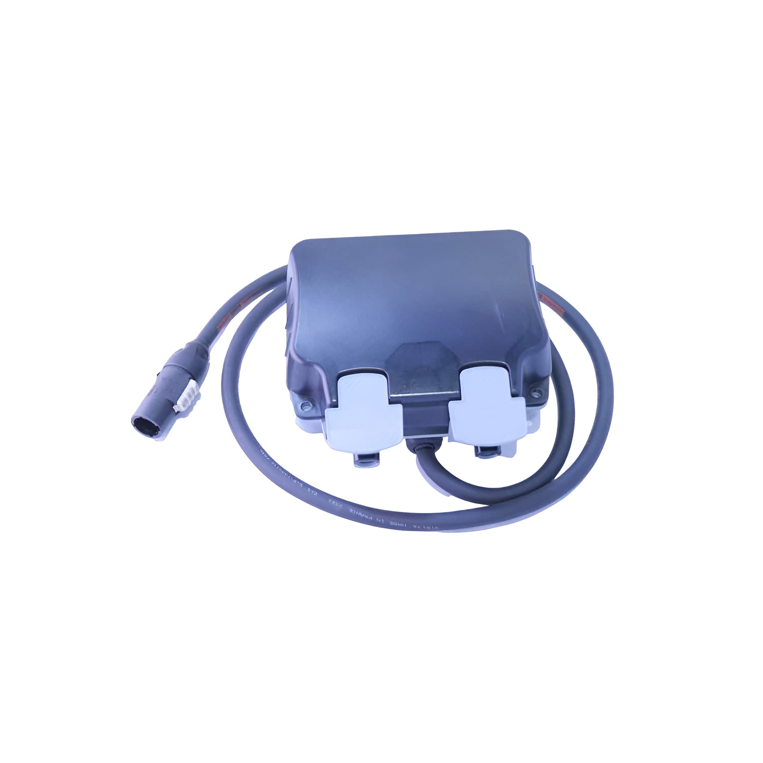NXTGEN CEE 16A Male to Dual 13A Socket 1.5m Waterproof Outdoor Extension Cord - Perfect for Camping, RV Power Supply & Outdoor Events